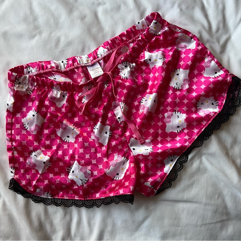 Sanrio Pink Hello Kitty Pajama Shorts